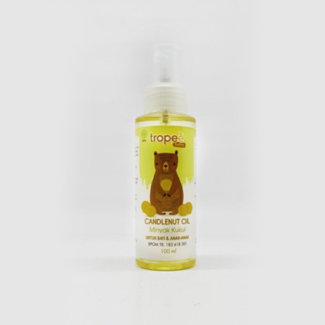 TROPEE BEBE CandleNut Oil Minyak Kemiri KuKui 70ml