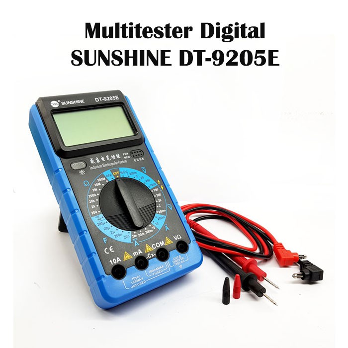 MULTITESTER DIGITAL SUNSHINE DT9205E / DT-9205E