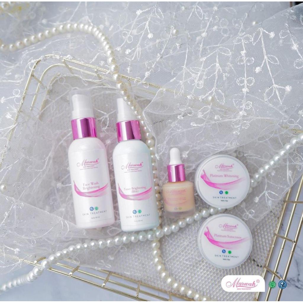 Skincare Perawatan Wajah Marwah Platinum Untuk flek hitam berat