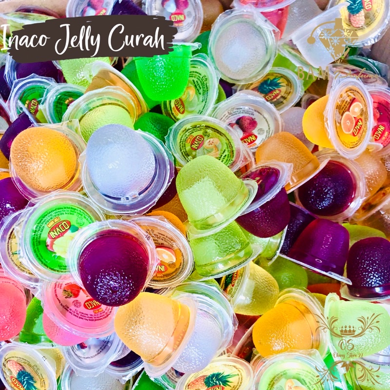 Inaco Jelly Kiloan 500gr - Agar agar Inaco Jelly Curah Termurah