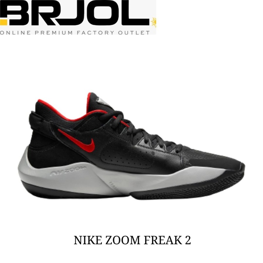 SEPATU BASKET PRIA ORIGINAL NIKE ZOOM FREAK 2 CK5424003 BLACK RED