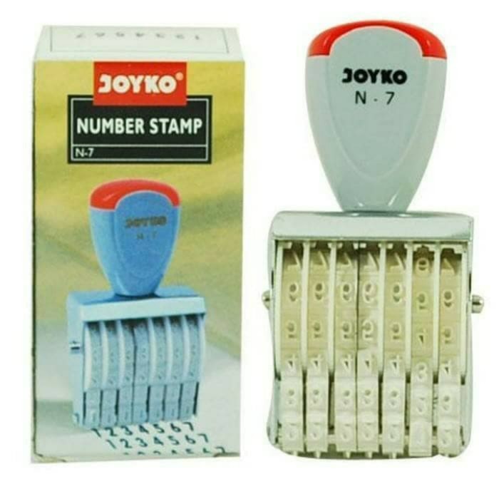 

Stempel Nomor / Number Stamp Joyko N-7 7 Digit