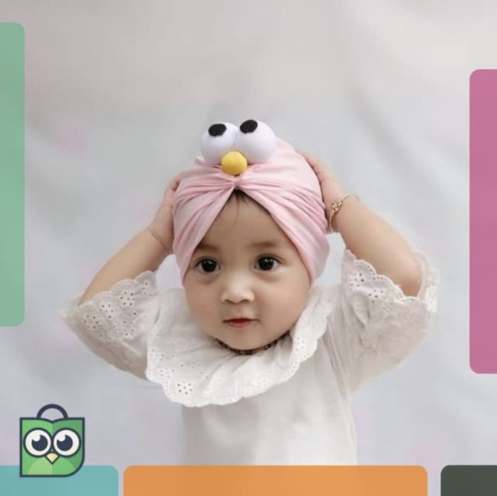 Turban anak bayi elmo turban bayi balita elmo turban elmo bandana ciput bayi