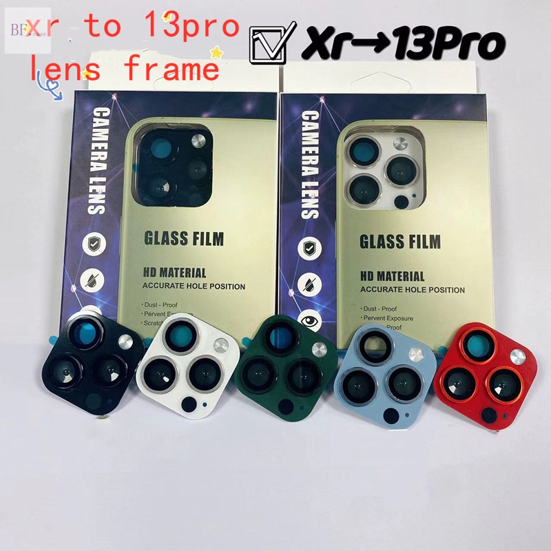 Frame Pelindung Lensa Kamera Belakang Iphone XR Ke 13pro 3