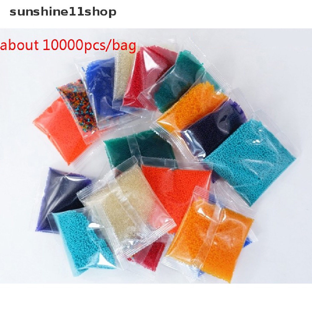 Sho 10000pcs 7-8mm Bola Gel Air Untuk Filler Vas Bunga DIY