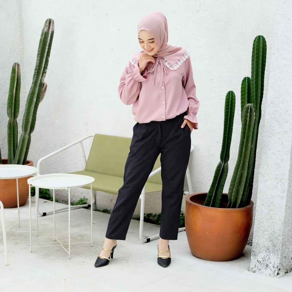 GIO PANTS / CELANA WANITA / CELANA KERJA / LINEN