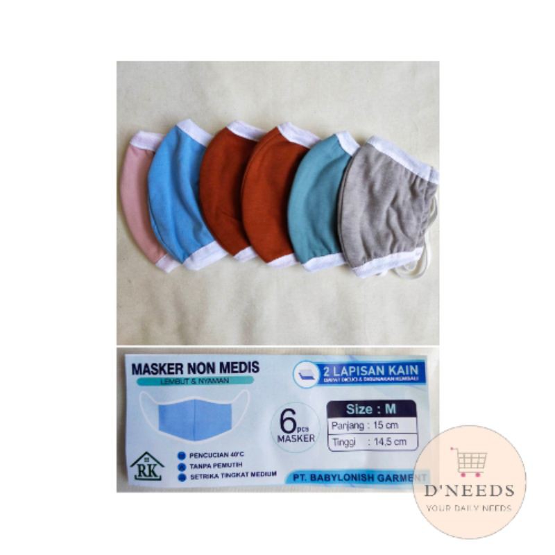 Masker Anak Non Medis (6pcs)