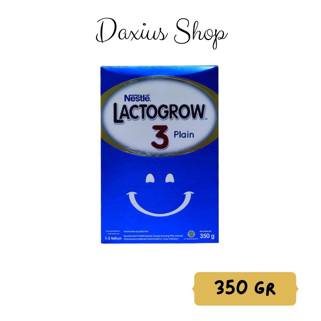 NESTLE LACTOGROW 3 PLAIN BOX 350 GR