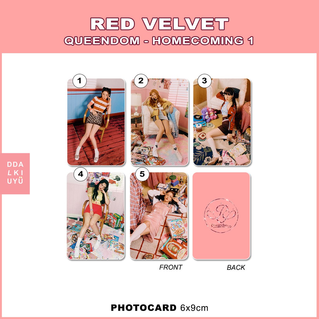 Red Velvet - photocard [QUEENDOM] Ver. HOMECOMING