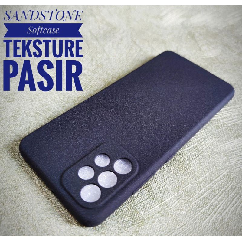 Original Matte Sandstone Soft Case Samsung Galaxy A52 - A72 Casing Cover Protection Hp A 52 & A 72