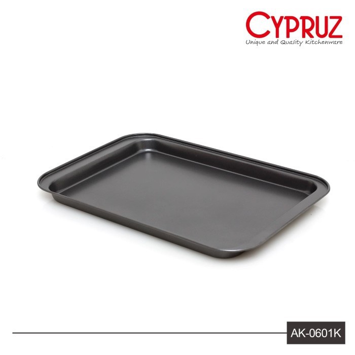 CYPRUZ AK-0601K Loyang Teflon Non Stick Persegi 42x28cm