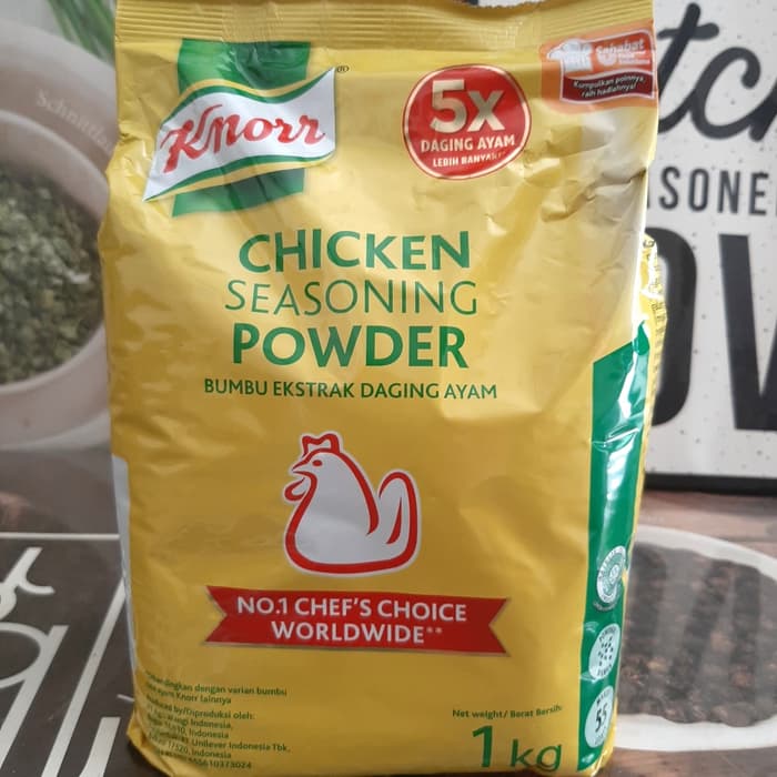 

BEST SELLER - KNORR CHICKEN SEASONING POWDER - 1 KG/ EKSTRAK DAGING AYAM WITH MSG