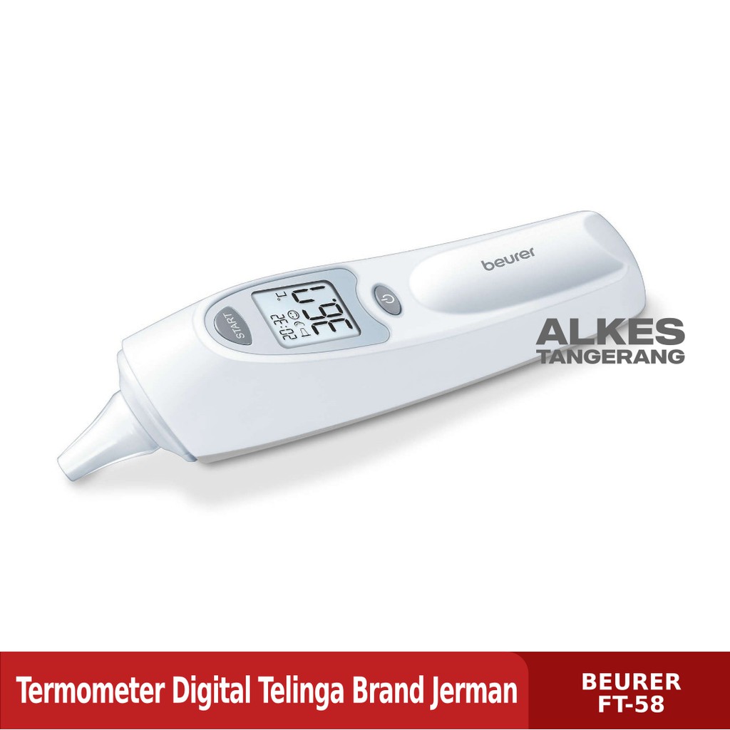 Termometer Digital Telinga Beurer FT 58 / FT-58 / FT58 Brand Jerman (dengan Probe Cover)