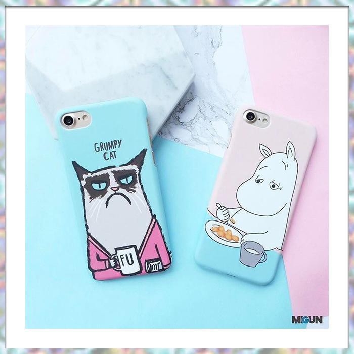 Soft Case Oppo ~ Animal Pastel Hardcase For Iphone Oppo F9, A7, A3S, F1S, F3, F5, F7 A37, A39/A