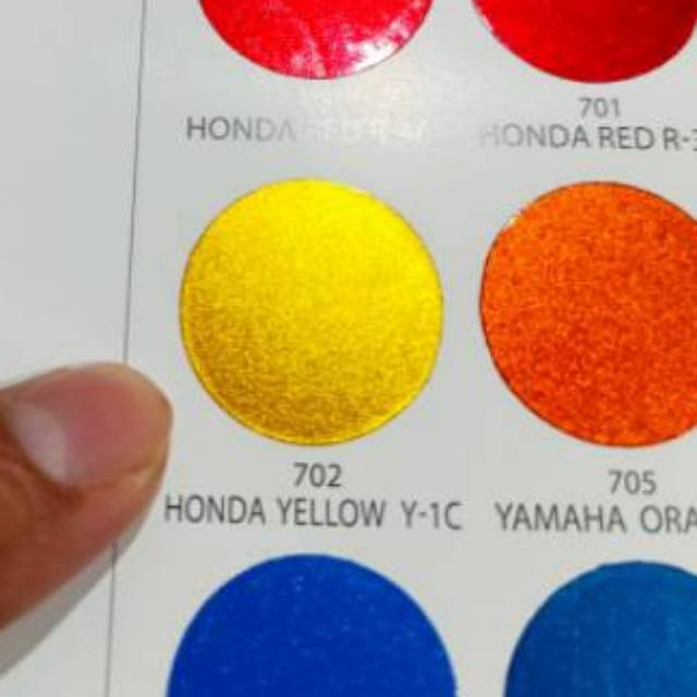 Cat Semprot Pilox Pylox Kuning CANDY TONE 702 HONDA YELLOW Y1C SAPPORO