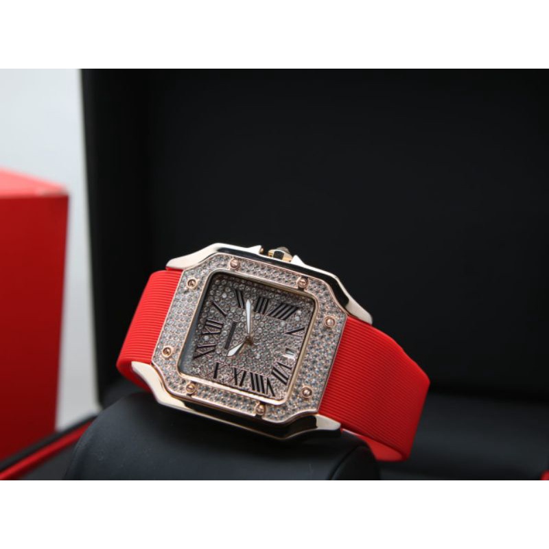 Jam Tangan Cartier Fulldiamond Jam Tangan Wanita Cartier Terlaris