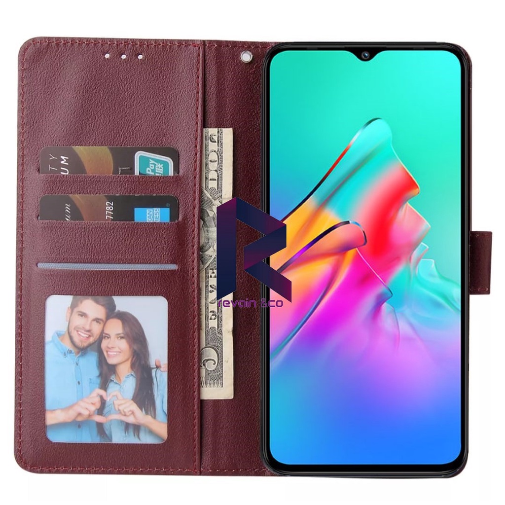 INFINIX NOTE 12 CASE FLIP WALLET LEATHER KULIT PREMIUM SARUNG BUKA TUTUP FLIP CASE INFINIX NOTE 12