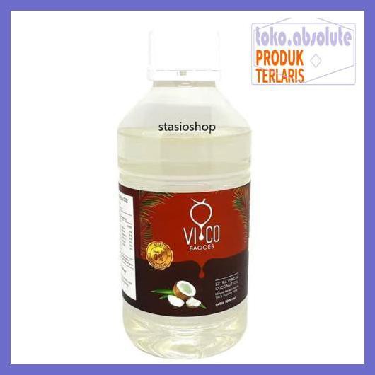 

6E64S6- Vico Bagoes Virgin Coconut Oil, Minyak Kelapa (Vco) 1 Liter 76Rdy-