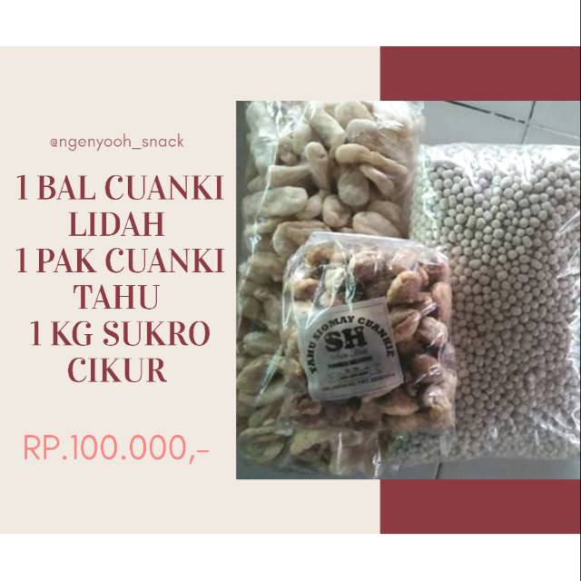 

CUANKI LIDAH CUANKI TAHU & SUKRO CIKUR