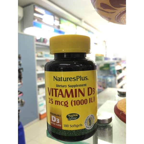 Natures Plus Vitamin D3 1000IU