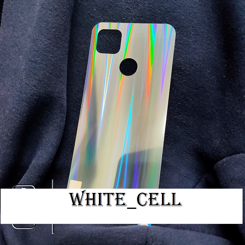 XIAOMI REDMI 9A 9C BACK SKIN AURORA CLEAR GARSKIN ANTI GORES BELAKANG TRANSPARAN D2