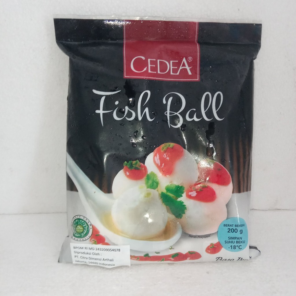 

CEDEA Fish Ball 200gr Ukuran Kecil Bakso Baso Ikan Enak Murah HALAL