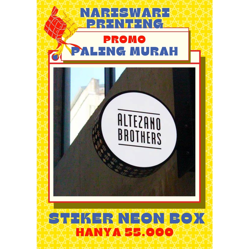 

Stiker Neon Box Untuk Media Promosi
