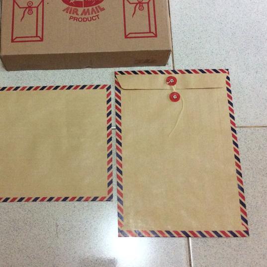 

✬ Amplop Coklat Folio Air Mail 310 Tali / Amplop Coklat Air Mail 310 F4 ۩