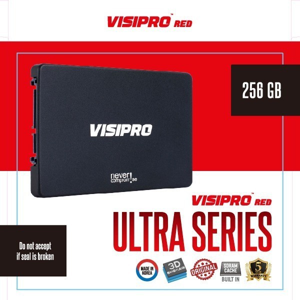 SSD VISIPRO SSD+ ULTRA SERIES 256GB SATA MANTULLL GAN