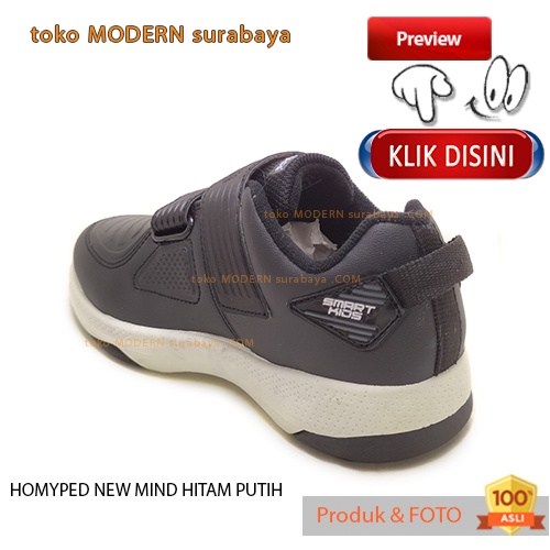 Sepatu Anak sekolah sneaker velcro HOMYPED NEW MIND