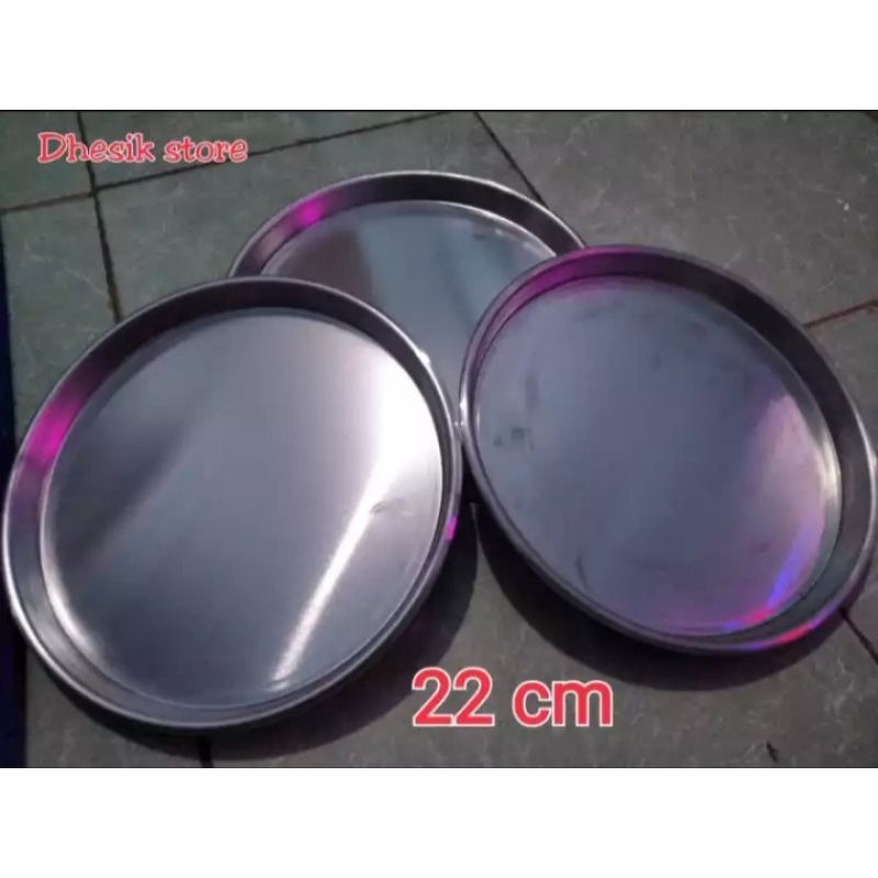 loyang pizza ukuran 22 cm isi 6 pcs /loyang pizza anti lengket