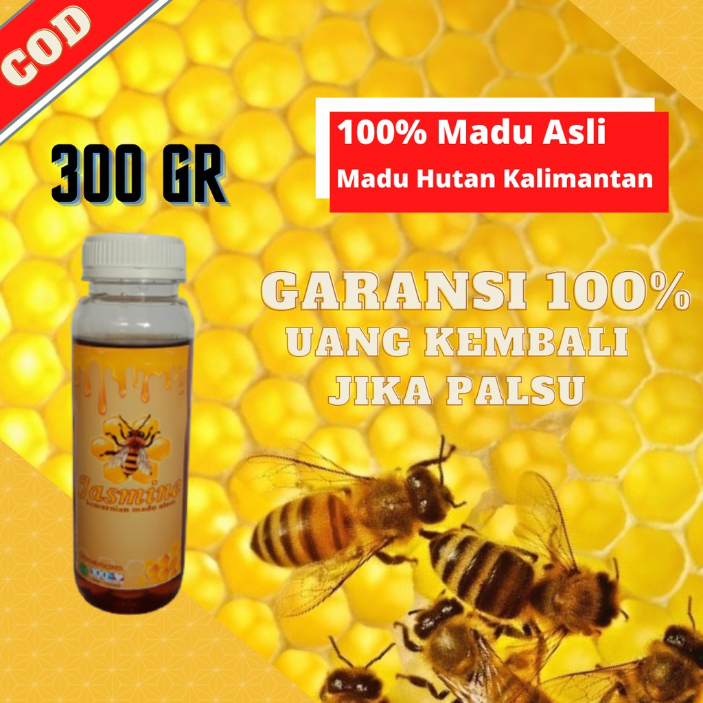 

MADU ASLI HUTAN MADU MANIS KUALITAS PREMIUM asli&murni 300 GR