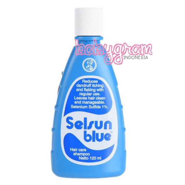 ORIGINAL BPOM Selsun Blue Shampoo 60ML 120 ML / Sampo Obat Anti Ketombe Dandruff Shampo