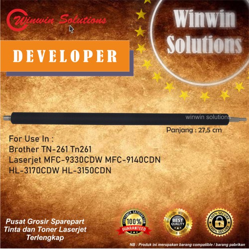 Developer TN261 HL3150 MFC9130 MFC9330 MFC9140 HL-3140CW HL-3150CDN HL-3150CDW HL-3170CDW MFC-9130CW