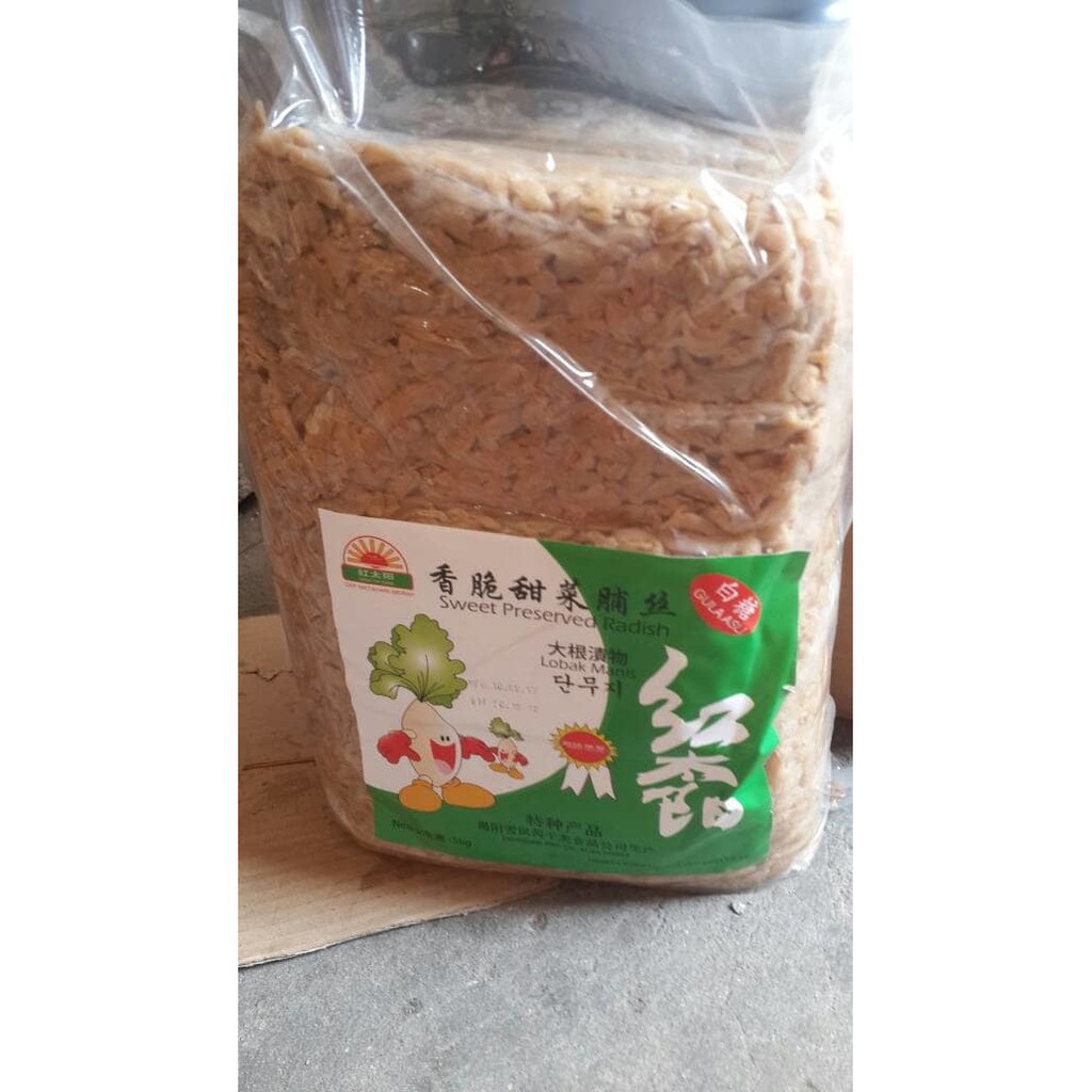 

LOBAK MANIS / CAIPO 1 BAL 5KG SWEET PRESERVED RADISH