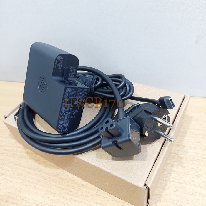 Adaptor Charger Laptop Hp 20V - 3.25A Model Type-C USB C 65W -HRCB