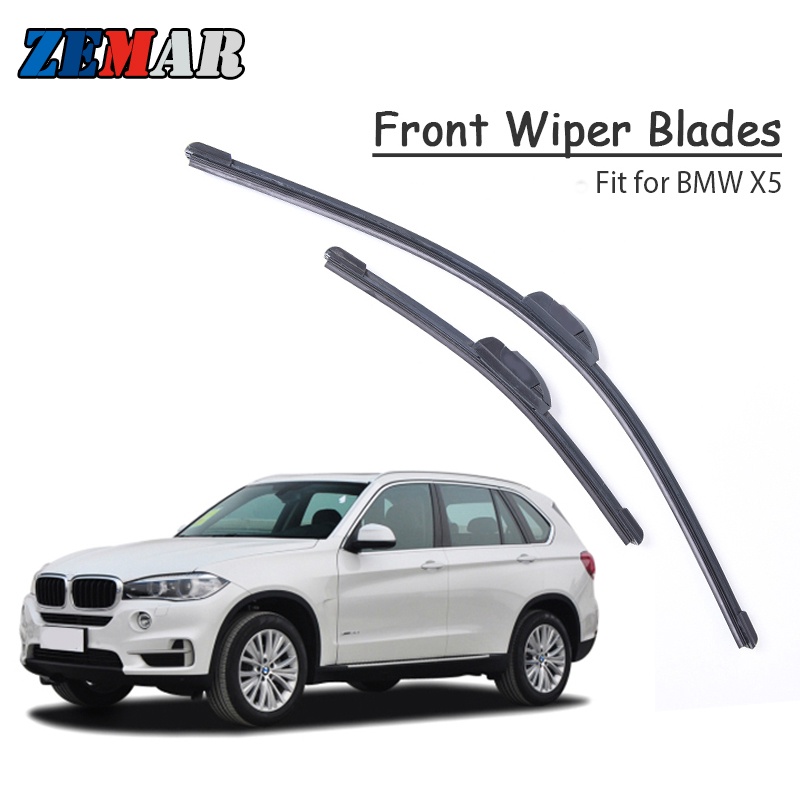 Zemar Wiper Kaca Depan Mobil Untuk BMW X5 E70 E53 F15 F85 1999-2016 2017