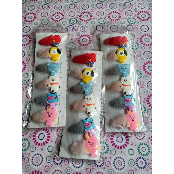 Jepit Rambut Anak Perempuan BTS