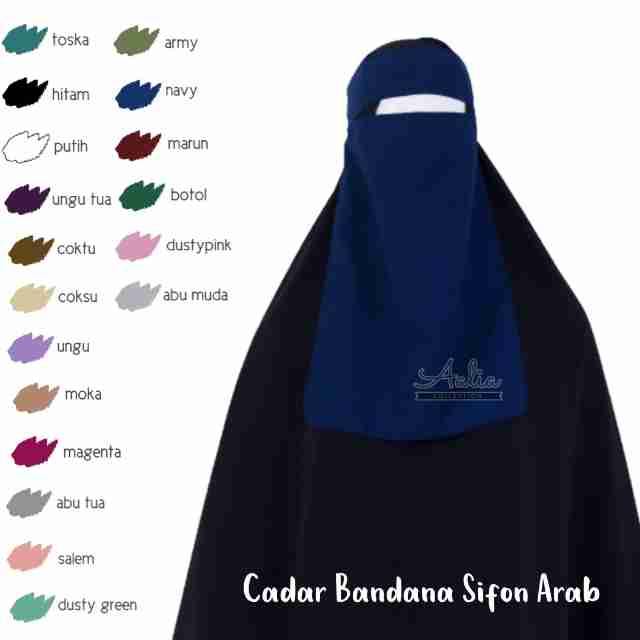Cadar Bandana Sifon Arab