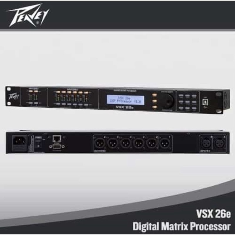 speaker management crossover processor digital peavey svx26e original