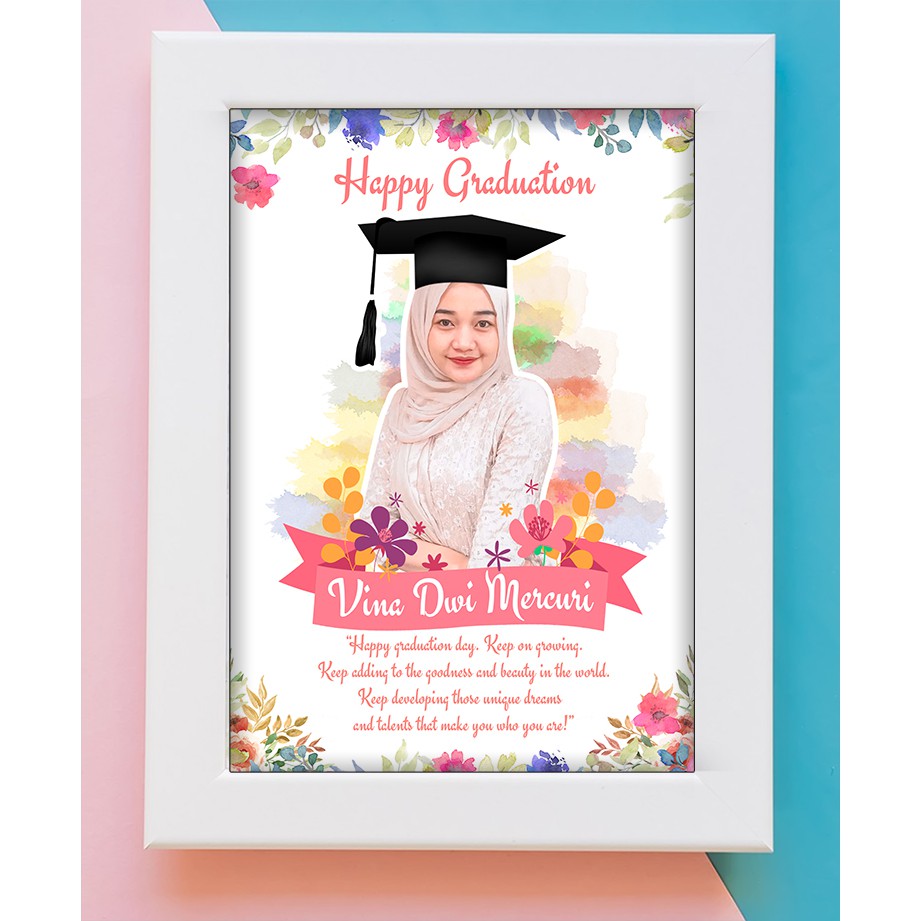 Desain Foto Wisuda Best Seller Kado Wisuda Kado Ulang Tahun Kado