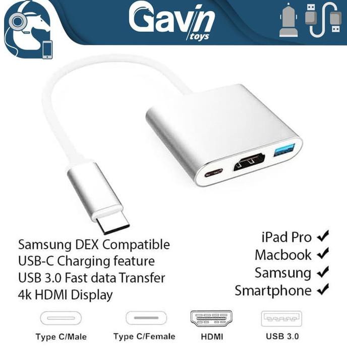 Samsung Dex USB-C Hub HDMI USB C Adapter Monitor Macbook Type C USB 3