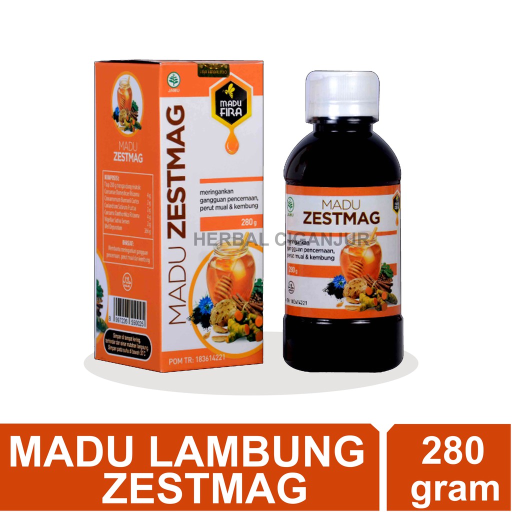 Madu Zestmag/madu lambung obati maag asam lambung ganguan pencernaan aag kronis isi 280 gr