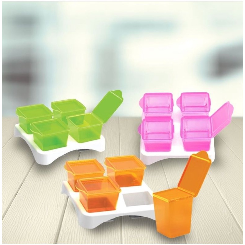 Baby safe Multi Food Container 4 wadah (AP009)