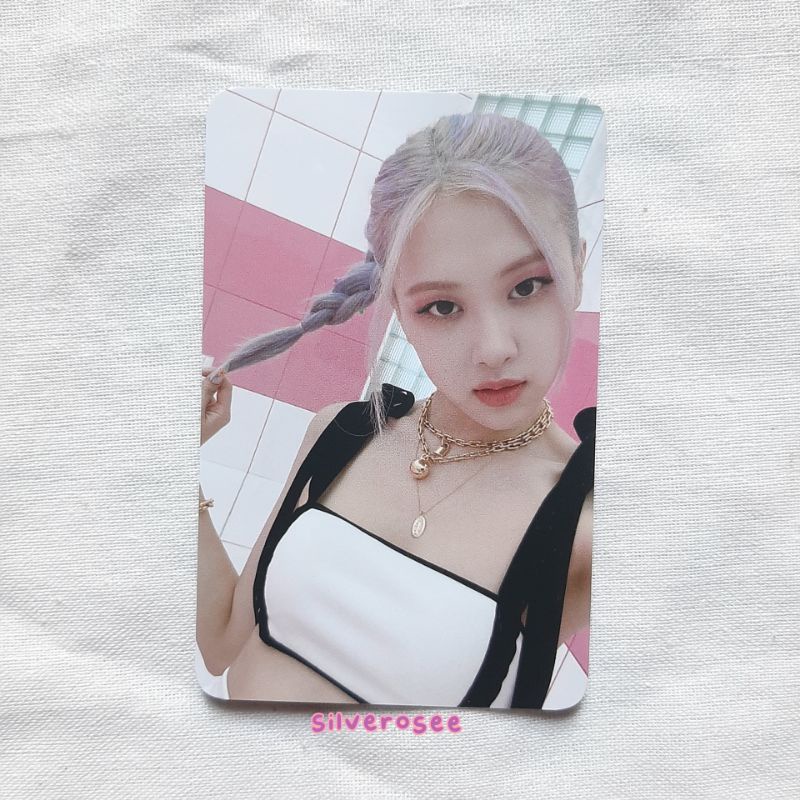photocard pc rosé bene ktown the album rose kepang tennis blackpink