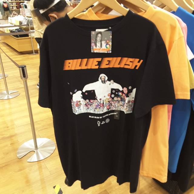 UNIQLO BILLIE EILISH TAKASHI MURAKAMI ORIGINAL ASLI KOLABORASI KAWS Tshirt Kaos Dewasa Anak BT21