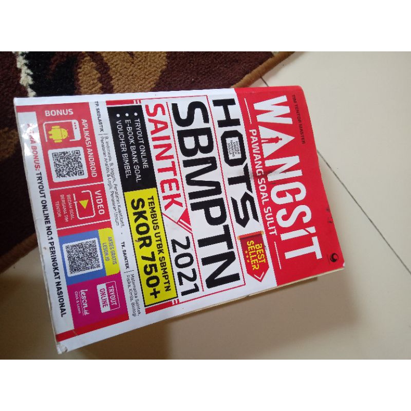 BUKU WANGSIT TPS TKA SAINTEK UTBK SBMPTN 2021 UKURAN KERTAS B5 ORIGINAL BUKAN BAJAKAN