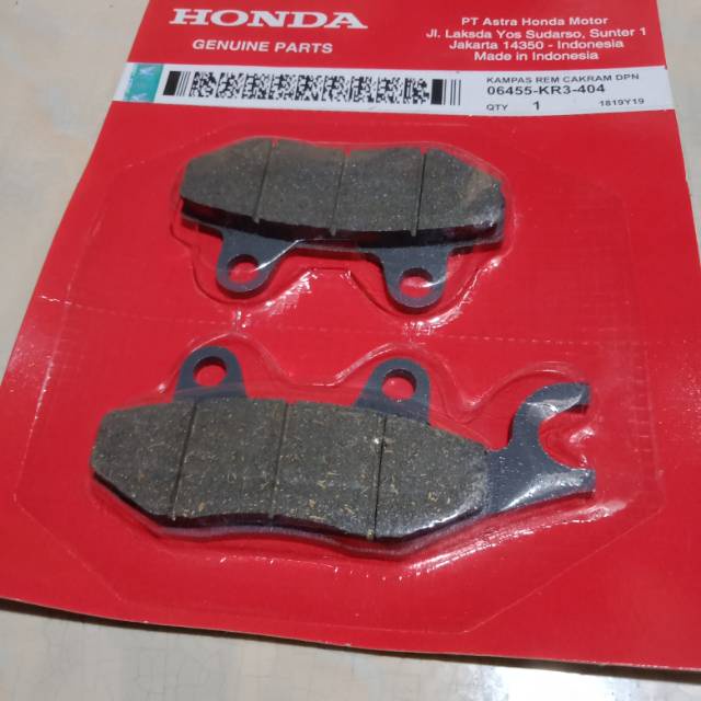 ORIGINAL AHM DISPED KAMPAS REM DEPAN HONDA SUPRA X 125 SUPRA FIT GRAND KARISMA