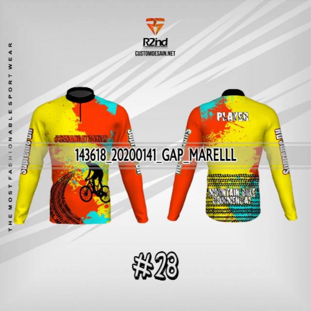 Jersey gowes / Jersey balap / Jersey sepeda