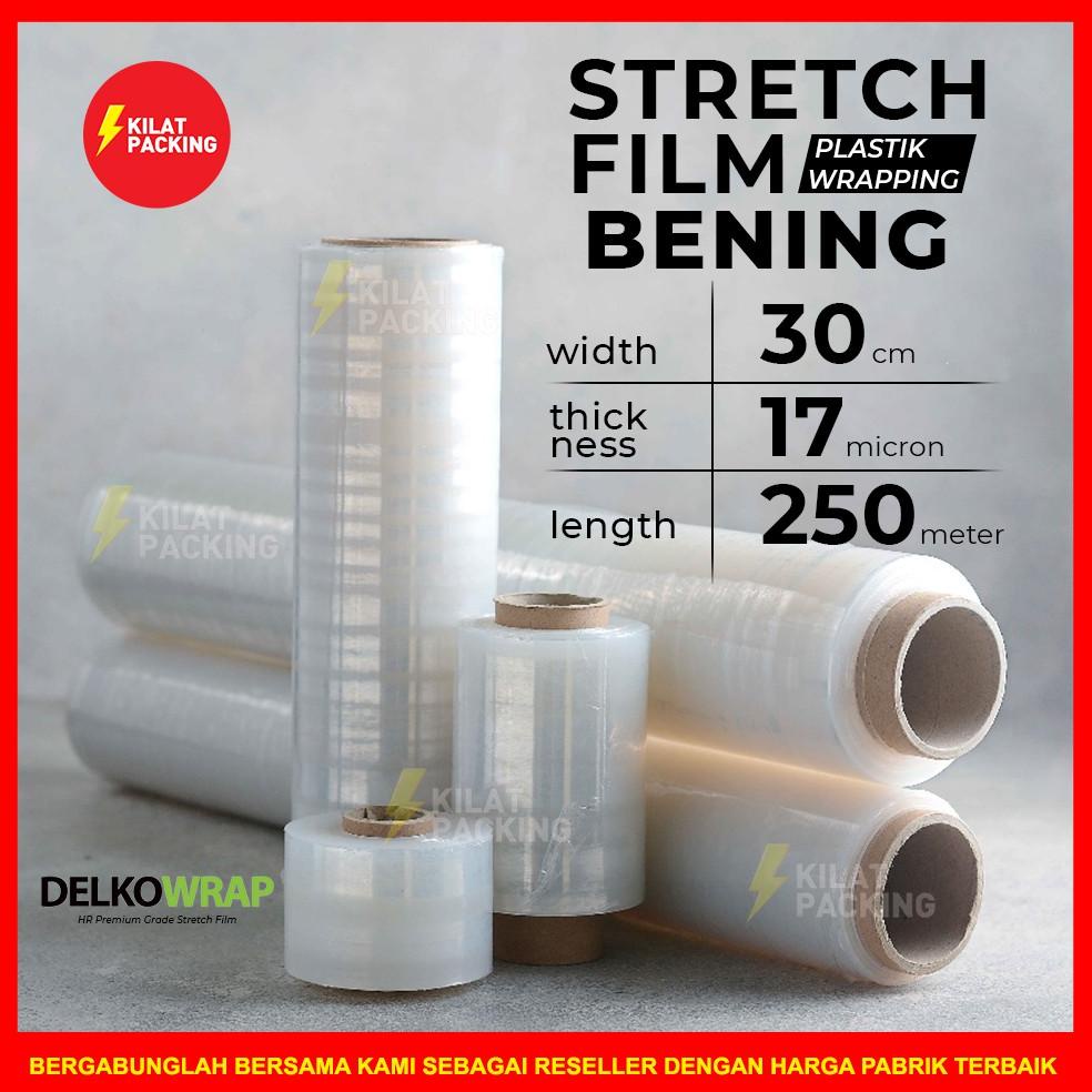 

Stretch Film Bening Ukuran 30 Cm X 250 M Plastik Wrapping Satuan